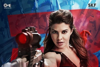 Jacqueline Fernandez trains to use Guns in Race 3