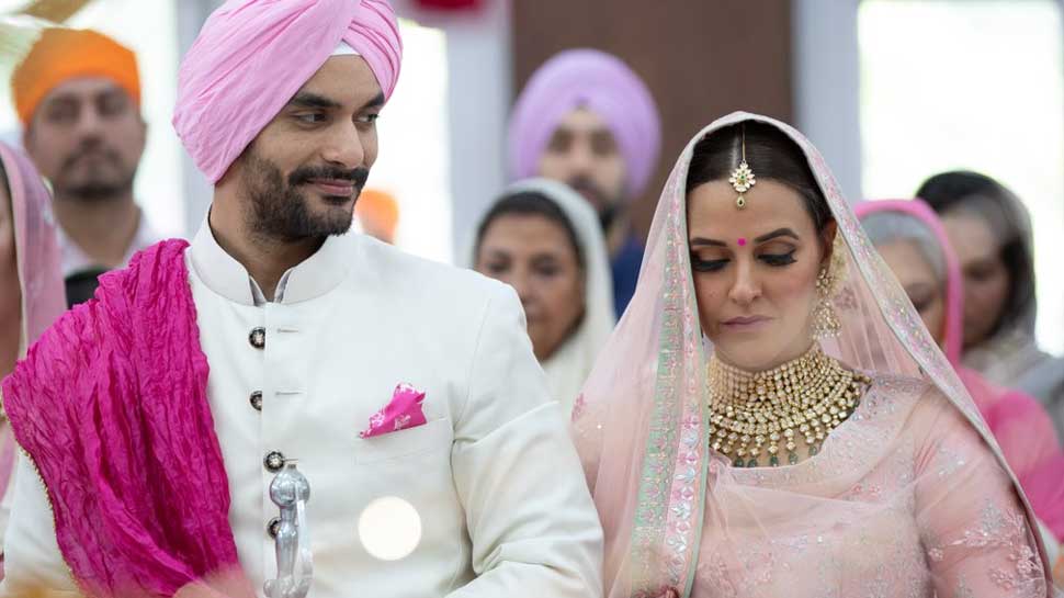 Neha Dhupia Weds Angad Bedi नेहा धूपिया और अंगद बेदी ने शादी कर चौकाया