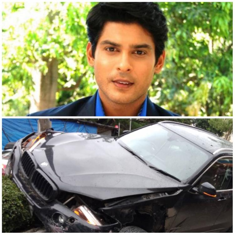 Dil Se Dil Tak Actor Siddharth Shukla S Car Rams Divider Causing Heavy