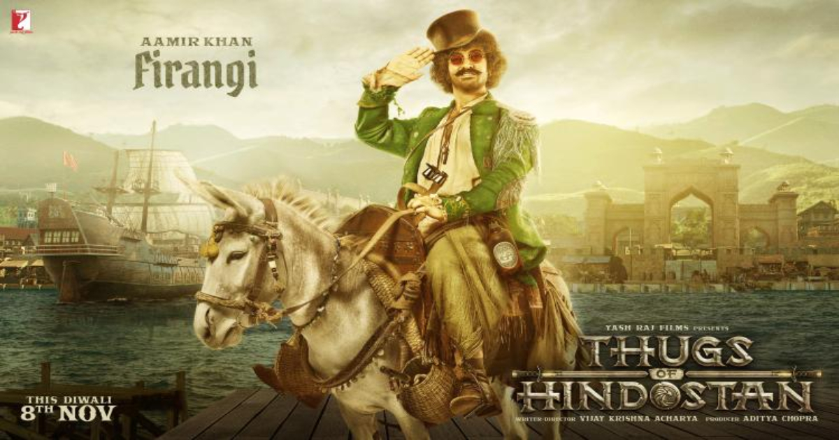 Thugs of Hindostan में फिरंगी अंदाज में नजर आएंगे आमिर खान, मोशन पोस्टर रिलीज