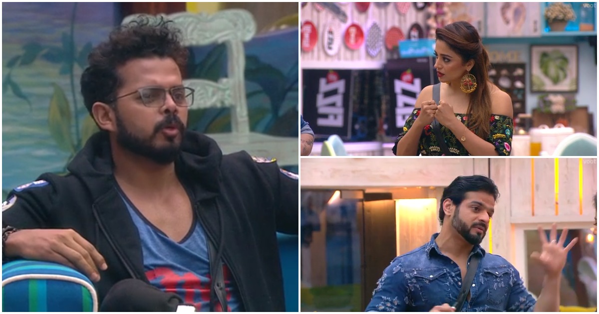 Bigg Boss 12:  करण पटेल पर भड़का श्रीसंत का गुस्सा, नेहा पेंडसे बनी हंगामे की वजह