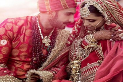 DeepVeer Wedding Photo: परंपरा के बीच दिखा शाही अंदाज, राजा-रानी की तरह नजर आए दीपवीर