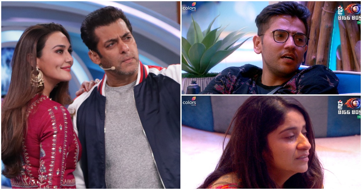 Bigg Boss 12 Weekend Ka Vaar LIVE: प्रीति ज़िंटा ने दिया रोमांटिक टास्क, शिवाशीष और जसलीन का दिखा  रोमांस