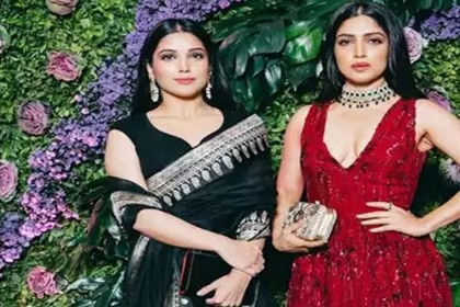 Bhumi Pednekar Photos with sister Samiksha Pednekar