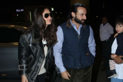 kareena kapoor saif ali khan with taimur ali khan off to london for new year celebration