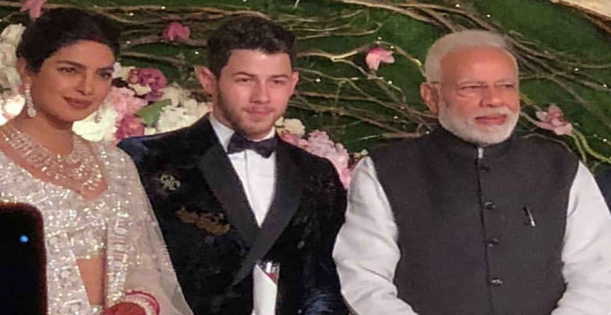 Priyanka Chopra-Nick Jonas Reception: न्यूली मैरिड कपल को आशीर्वाद देने पहुंचे पीएम नरेंद्र मोदी