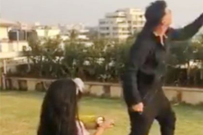 Akshay Kumar with her daughter Nitara flying kite video viral