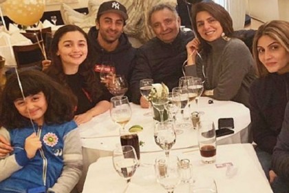 Alia Bhatt celebrates New Year eve with Ranbir Kapoor family