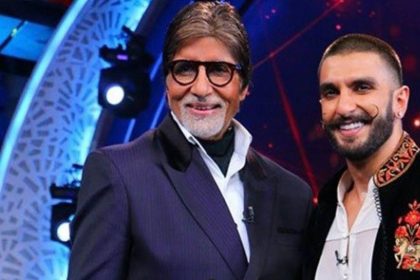 Amitabh Bachchan with Ranveer Singh