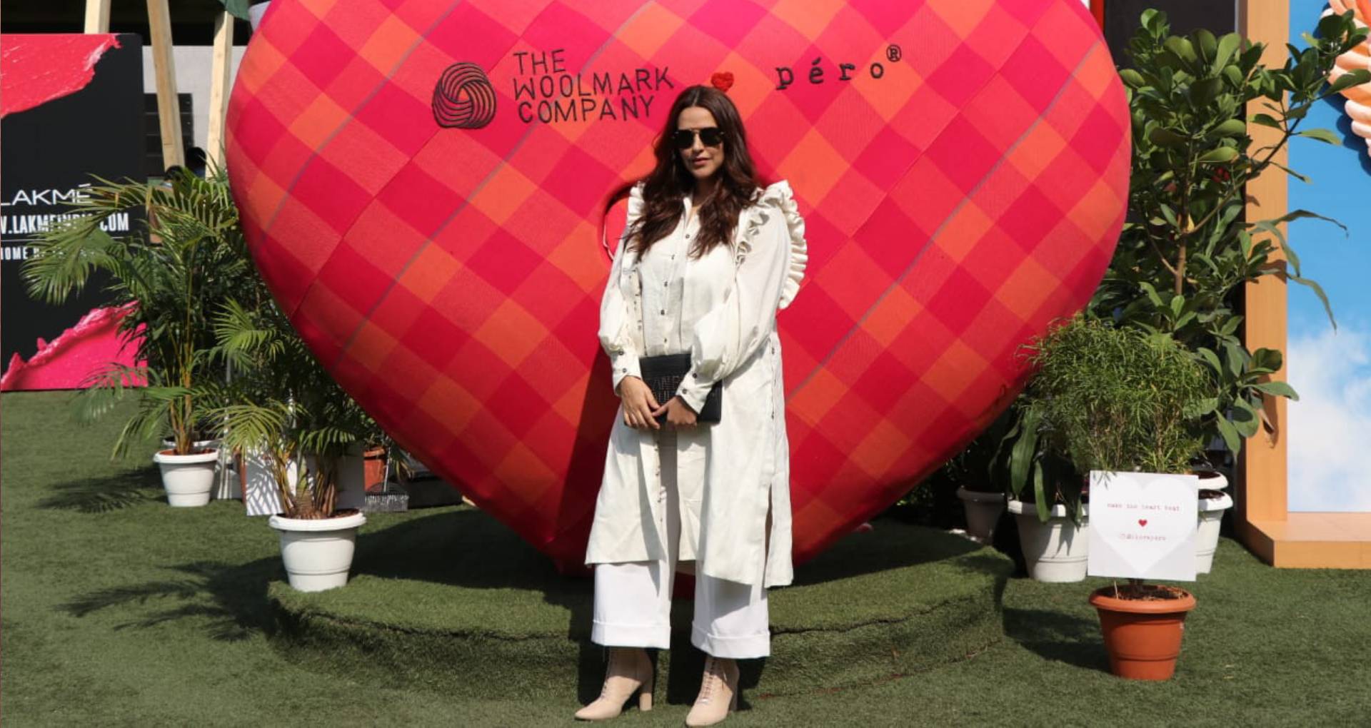 Neha Dhupia at Lakme Fashion Week 2019