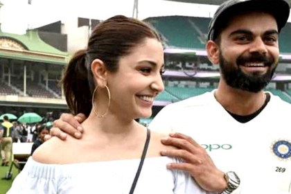 Anushka Sharma with Virat kohli