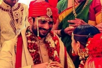 Prateik Babbar Sanya Sagar Wedding photos