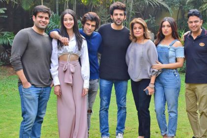 Pati Patni Aur Woh film shooting start Kartik Aaryan Ananya Panday Bhumi Pednekar