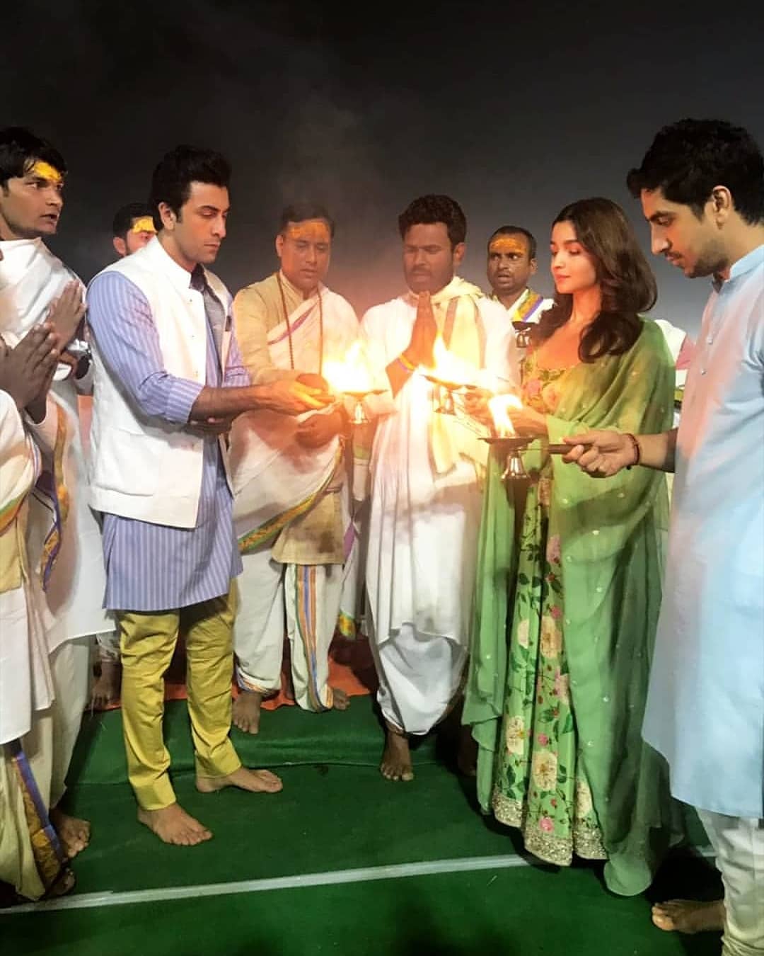 Alia Bhatt Ranbir Kapoor aarti