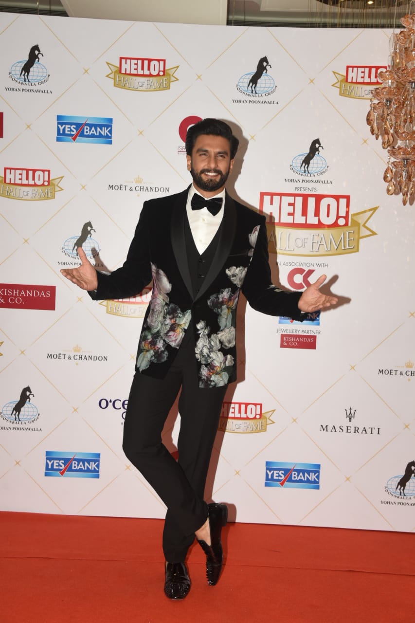 Hall Of Fame Award 2019 Ranveer Singh