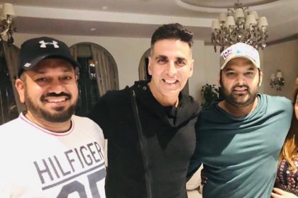 Gurpreet Ghuggi, Akshay Kumar, Kapil Sharma And Ginni Chatrath