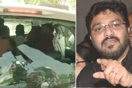 BJP Candidate Babul Supriyo car vandalised West Bengal LokSabha elections 2019