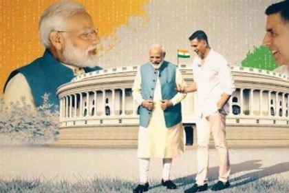 PM Narendra Modi With Akshay Kumar