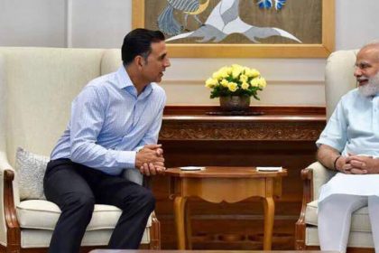 PM Narendra Modi With Akshay Kumar