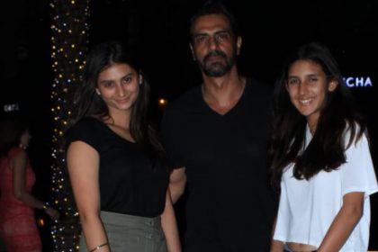 Arjun Rampal With Mahikaa And Myra