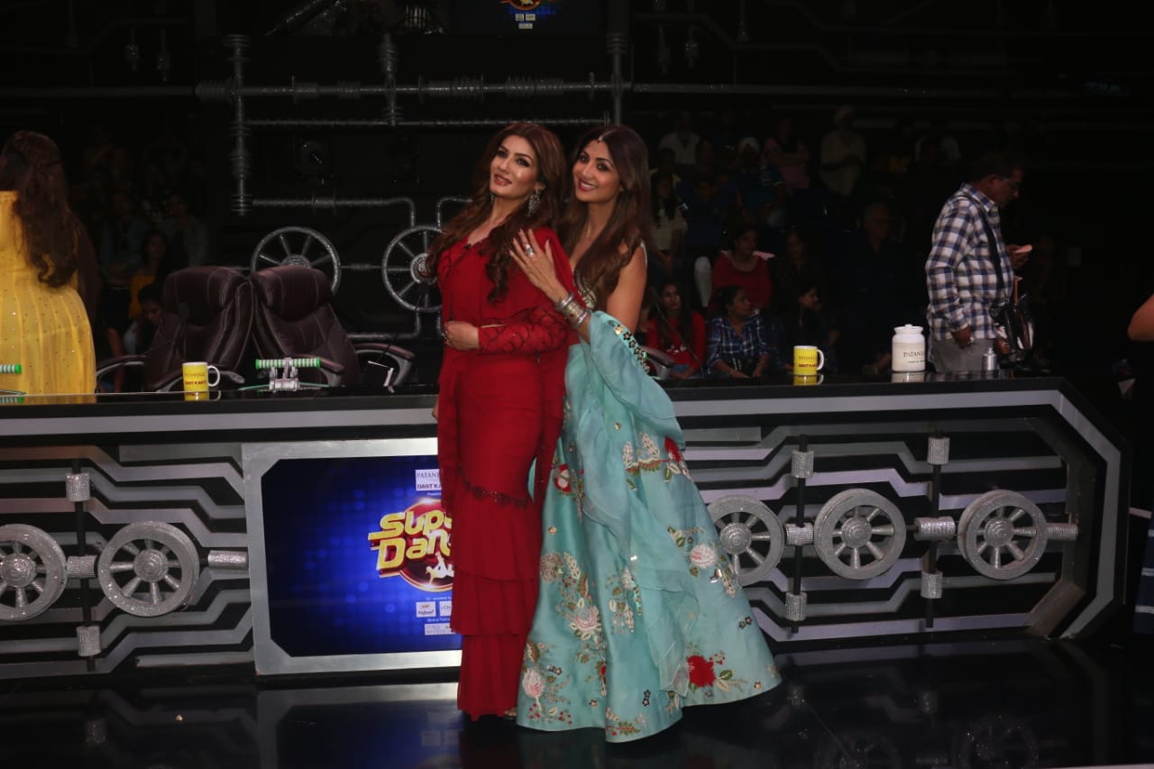 Raveena Tandon Shipla Shetty At Super Dancer Chapter 3 2