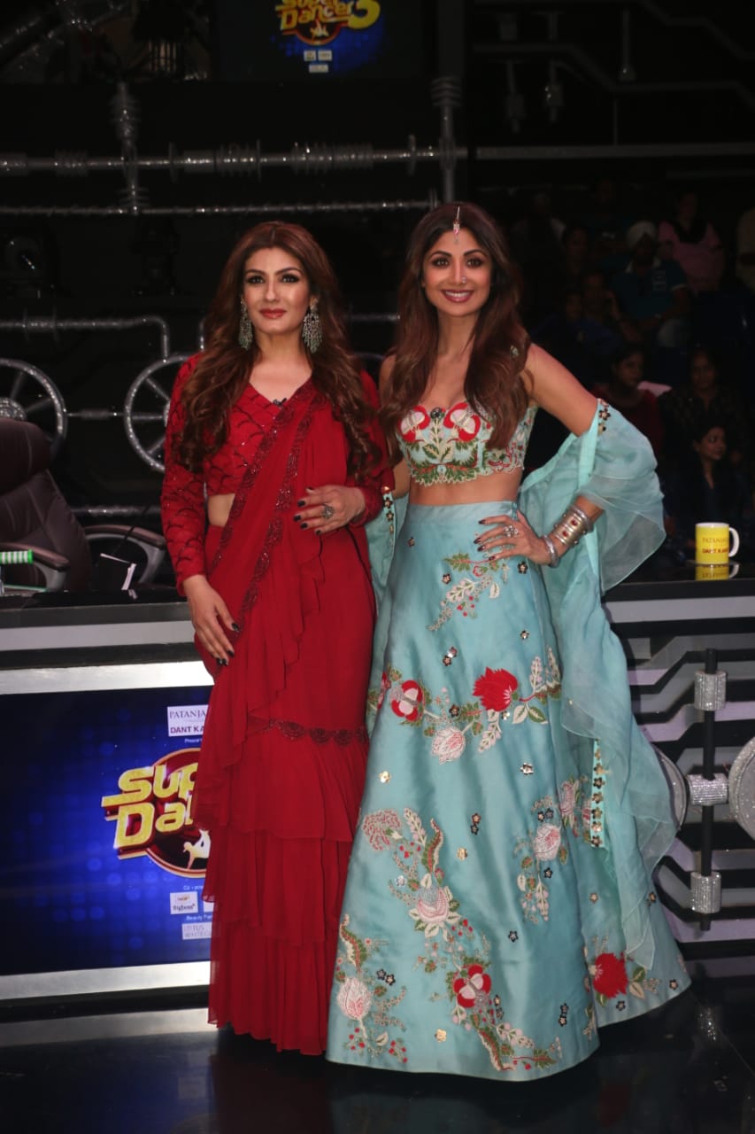 Raveena Tandon Shipla Shetty At Super Dancer Chapter 3