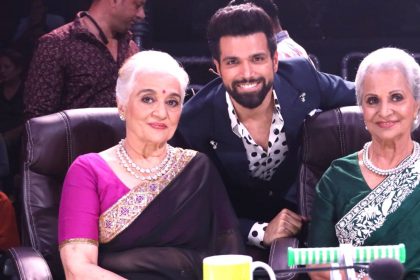 Ritvik Dhanjani With Asha Parekh Waheeda Rahman