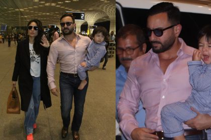 Kareena Kapoor, Saif Ali Khan And Taimur Ali Khan