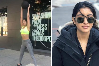 Amitabh Bachchan granddaughter Navya Naveli work out video viral new york