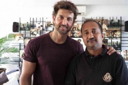 Hrithik Roshan with Anand Kumar