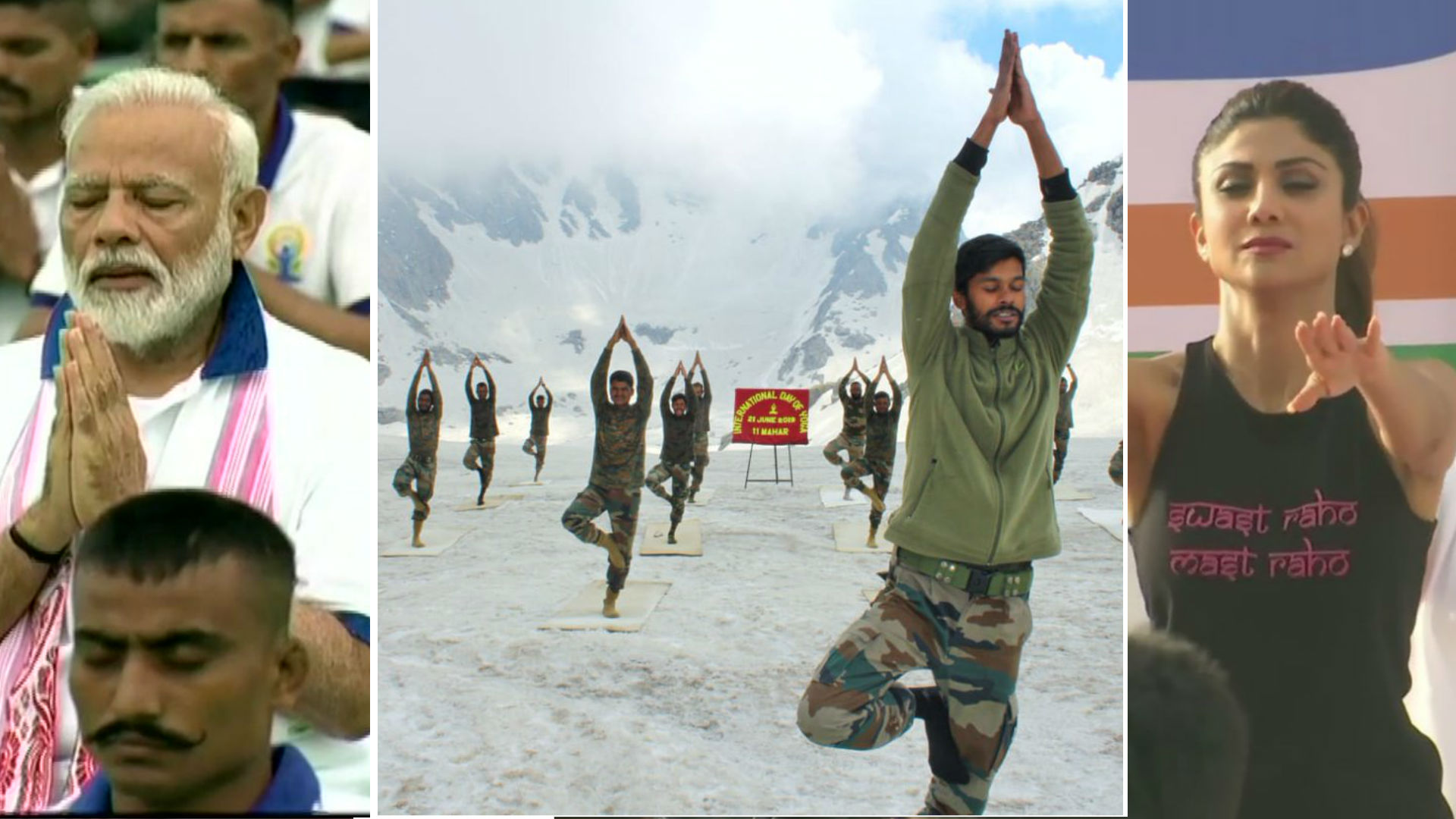 International Yoga Day 2019: दुनियाभर में मनाया जा रहा 5वां अंतरराष्ट्रीय योग दिवस, देखिए तस्वीरें और वीडियो