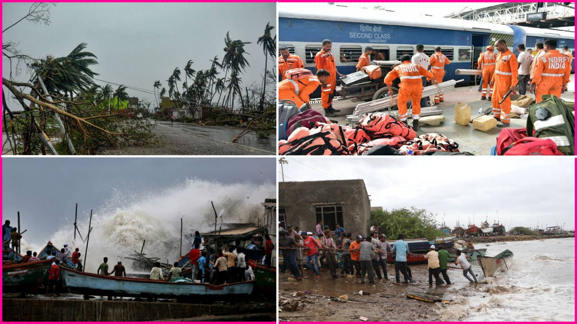 Cyclone Vayu: कुछ ही देर में गुजरात तट से टकराने को तैयार चक्रवाती तूफान वायु, रेलवे ने 110 ट्रेनें की रद्द