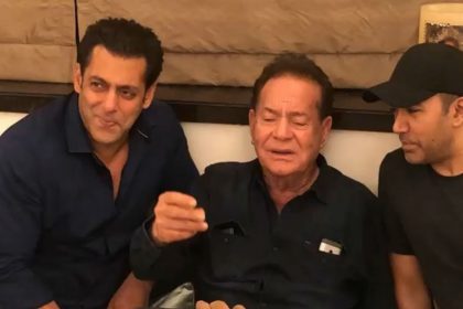 Salman Khan shares video of father Salim Khan singing a song on instagram