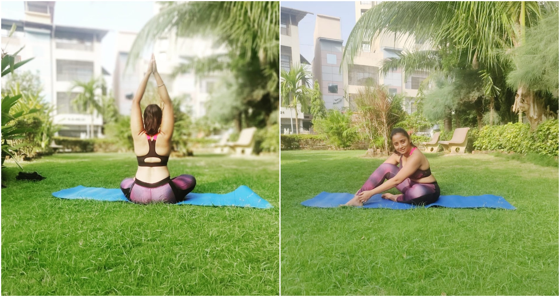 Yoga Day 2019: मन की शांति के लिए योग करती हैं रानी चटर्जी, तस्वीरों में देखिए कैसे करती हैं योगासन