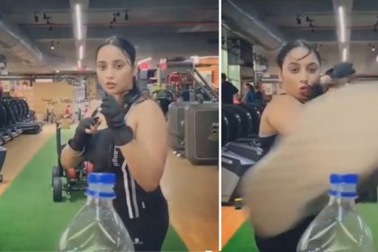 Bhojpuri actress Rani Chatterjee queen completed Bottle Cap Challenge shares video