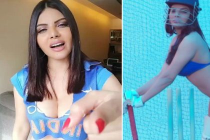 Sherlyn Chopra shares her rap song video on social media for Team India to win World Cup 2019