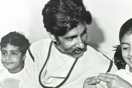 Abhishek Bachchan shares this photo Amitabh Bachchan second birthday Shweta Bachchan Nanda