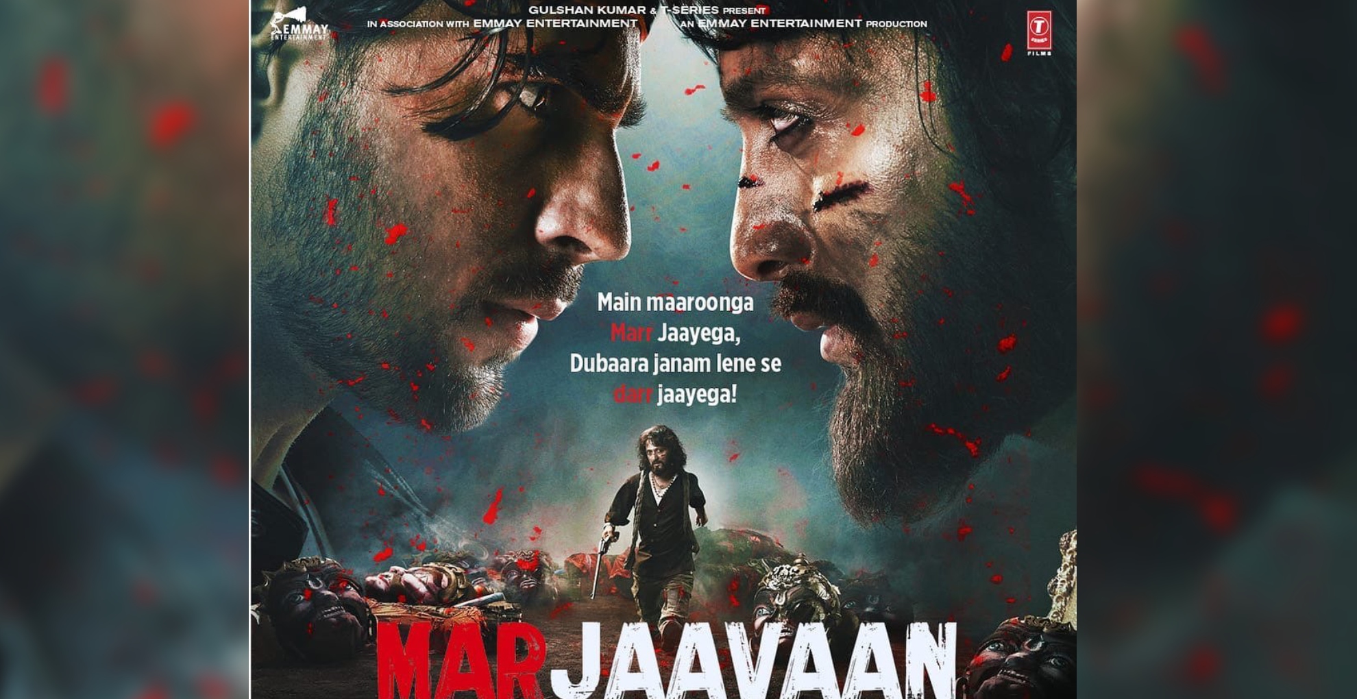 Marjaavaan Movie Poster: फिल्म के तीन पोस्टर हुए जारी, सिद्धार्थ मल्होत्रा-रितेश देशमुख का दिखा खूंखार लुक