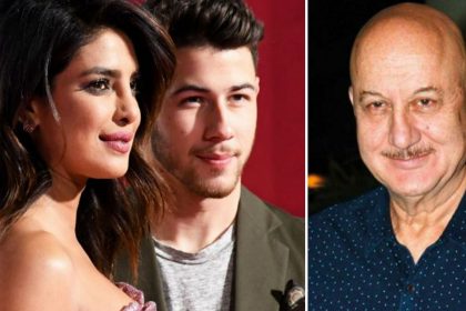 Priyanka Chopra, Nick Jonas, Anupam Kher