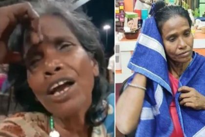 Ranaghat station Woman Video Viral Ranu Mondal makeover Photos Lata Mangeshkar Ek Pyaar Ka Nagma Hai Viral Song