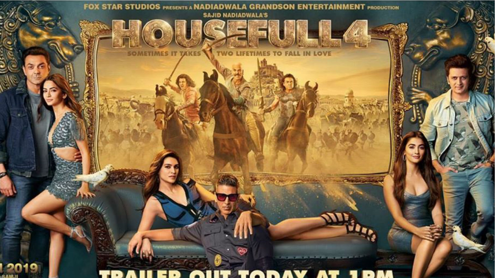 Housefull 4 Movie Trailer: हाउसफुल 4 का धमाकेदार ट्रेलर रिलीज, कॉमेडी का ओवरडोज है ये फिल्म