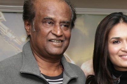 Rajnikanth and Soundarya