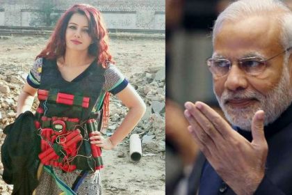 Pakistani singer Rabi Pirzada being human bomb shares photo threatens PM Narendra Modi