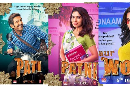 Pati Patni Aur Woh Movie posters Kartik Aaryan Bhumi Pednekar Ananya Panday