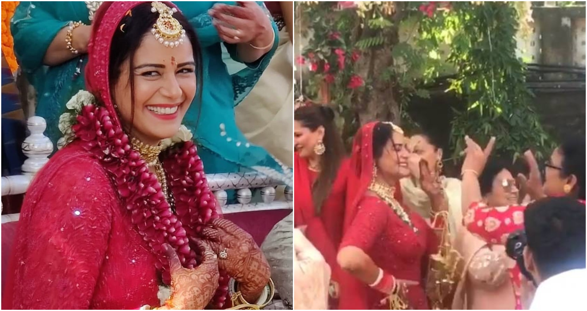 Mona Singh Wedding: मोना सिंह लाल जोड़े में लग रही हैं बेहद ख़ूबसूरत, शादी के मौके जमकर किया डांस, देखें वीडियो