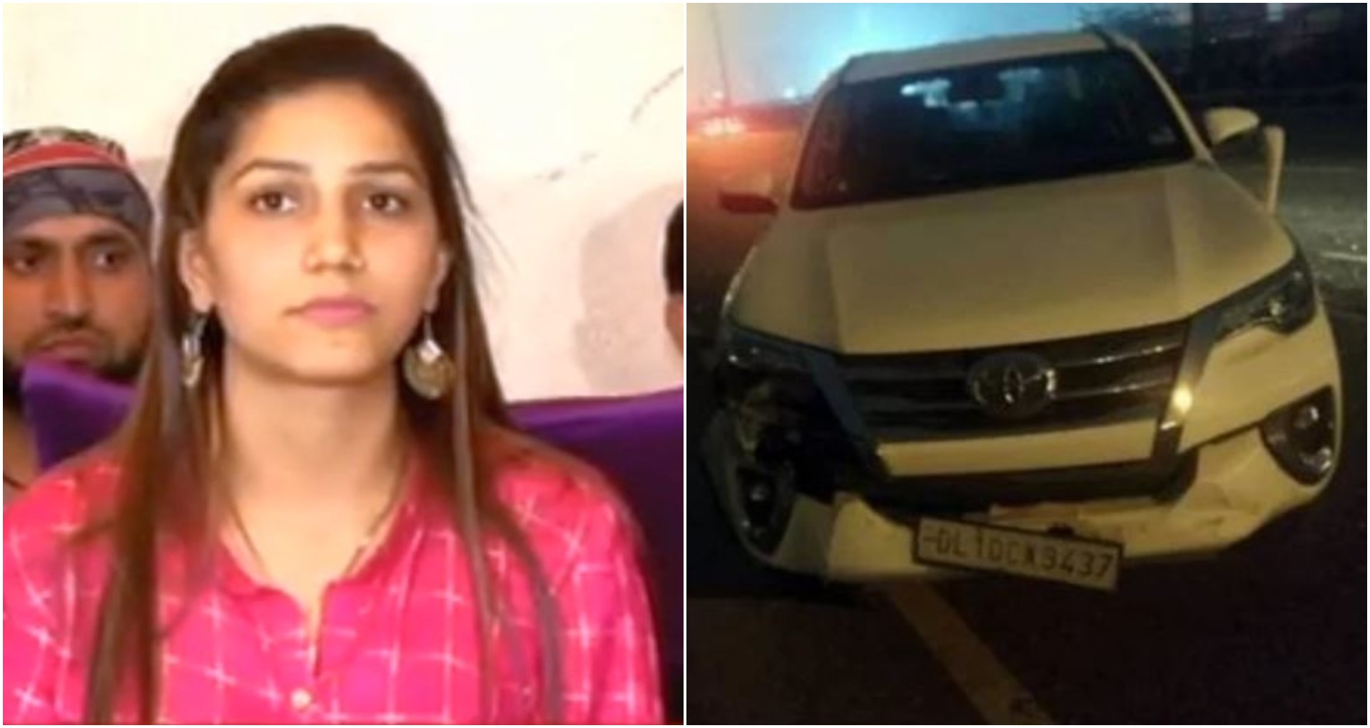 Sapna Chaudhary Car Accident: सपना चौधरी हुईं हादसे की शिकार, देर रात हुआ कार का एक्सीडेंट, सामने आईं तस्वीरें