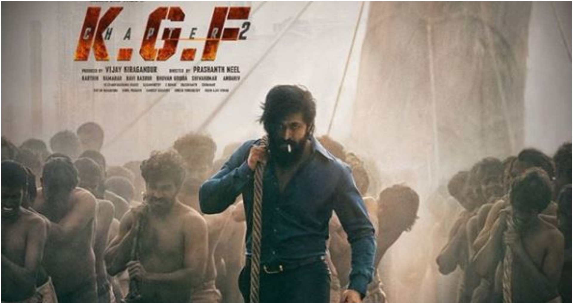 KGF Chapter-2 का दमदार पोस्टर हुआ रिलीज, इस बार डबल एक्शन के साथ नजर आएंगे यश