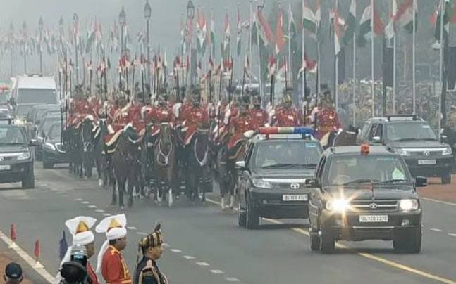 गणतंत्र दिवस परेड की तस्वीर