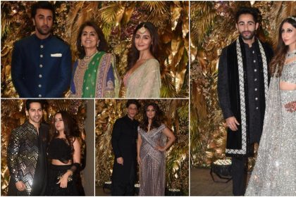 Armaan Jain Wedding Reception: अरमान जैन की रिसेप्शन बॉलीवुड सितारों की लगी महफ़िल, देखें तस्वीरें