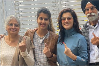 Delhi Assembly Election 2020: Taapsee Pannu cast her vote today in Delhi